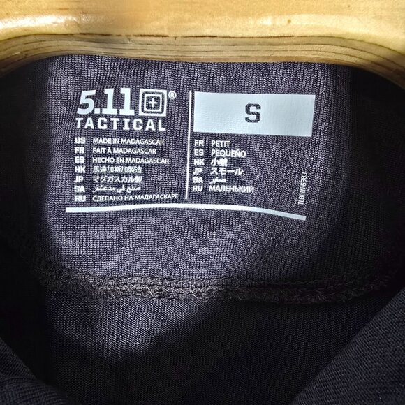 5.11 Tactical Short Sleeve Polo Shirt Small Men's Gray Short‎ Sleeve - Picture 5 of 5